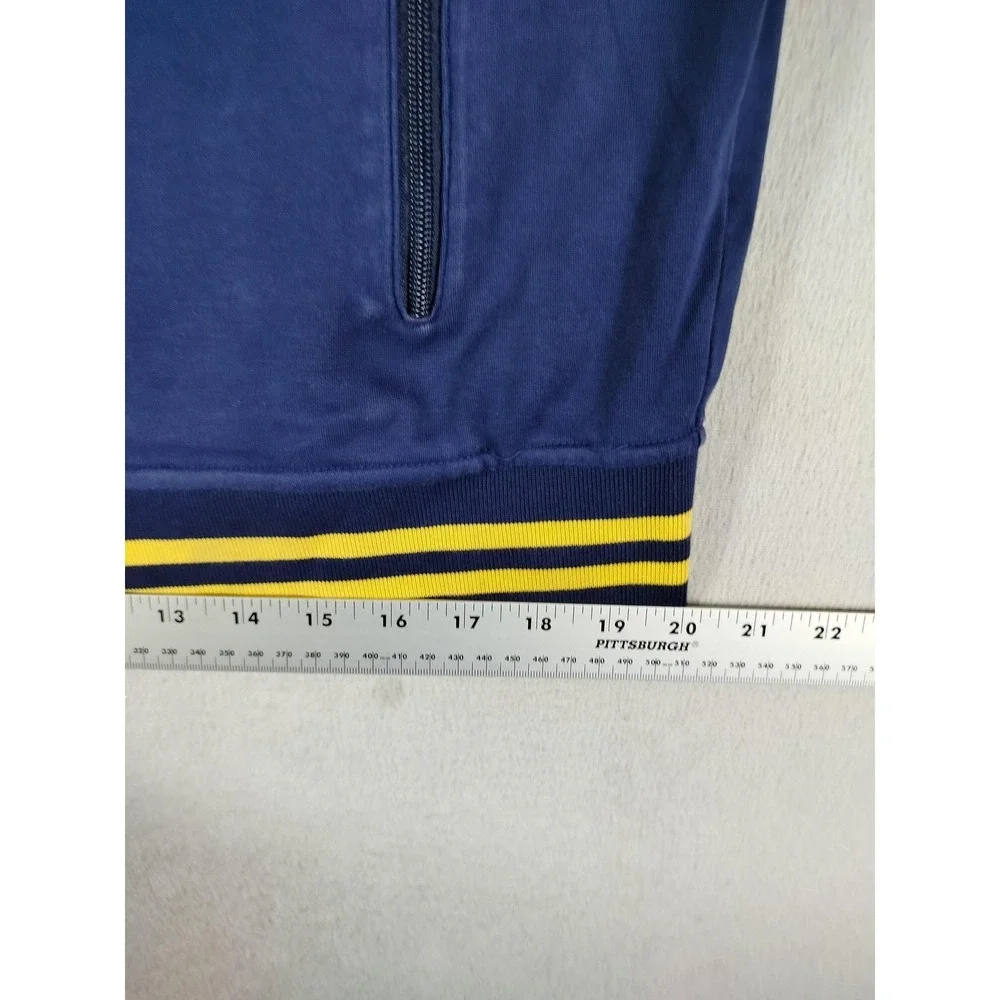 Polo Ralph Lauren Track Jacket Mens Large Blue Colorblock P67 Varsity Full Zip
